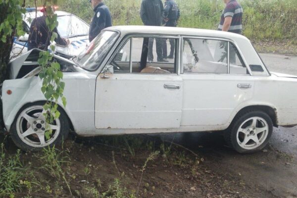 В Брянске малолетние «шумахеры» угнали «копейку» и врезались в дерево